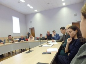 Diskusijos dalyviai