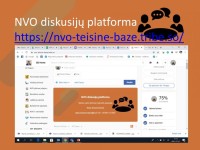 NVO diskusijų platformoje