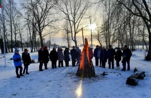 Atminimo laužas Briedžių BC2019 01 13