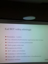 BOT sėkminga veikla