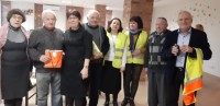 Dalyviai su saugaus eismo priemonėmis